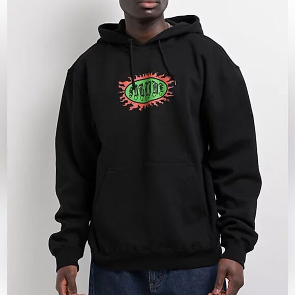 Sublime Cotton Blend Black Hoodie(Size Medium) - Picture 1 of 8